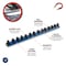 Performance Tool 1/2 in. Dr. Magnetic Socket Rail, Rare Earth Magnets, 14 Socket Capacity W32003 - alternate 2