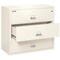 Fireking 3 Drawer, 1 Hr Fire & Impact Rated, 44" Wide Lateral Ivory White 3-4422-CIW - alternate 3
