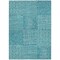 Homeroots 9' X 12' Teal Blue And Ivory Geometric Washable Indoor Outdoor Area Rug 600784 - alternate 6