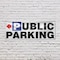 Signmission Public Parking Left, 24 Inch x 72 Inch, Vinyl Banner B-72-30822 - alternate 3