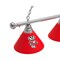 Holland Bar Stool Co Wisconsin "Badger" 3 Shade Billiard Light, Chrome Fixture BL3CHWI-Bdg - alternate 5