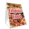 Signmission Filipino Food, 24 Inch x 18 Inch A-frame Yard Sign, Plastic Sign SBC-1824-Filipino Food - alternate 1