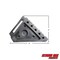 Extreme Max 5001.5772.4 Heavy-Duty Solid Rubber Wheel Chock with Handle - Value 4-Pack 5001.5772.4 - alternate 6