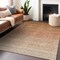 Homeroots 3' X 5' Copper And Beige Ombre Washable Indoor Outdoor Area Rug 595823 - alternate 5