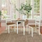 Whitewood Industries Rectangular Small Dual Drop Leaf Dining Table W/ 2 Madrid Chairs, 36 in W, 29 in L, 22 in H K79-2236D-C2-2 - alternate 3