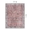 World Rug Gallery Transitional Bordered Vintage Machine Washable Non Slip Area Rug 7 ft 7 in x 9 ft 6 in Multi 6026MULTI8X10 - alternate 6