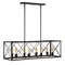 Jonathan Y Ferme 39" 8-Light Adjustable Iron Farmhouse Industrial LED Dimmable Pendant, Oil Rubbed Bronze JYL7504A - alternate 8