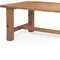 Homeroots 95" Natural Reclaimed Wood Trestle Base Dining Table 604016 - alternate 7