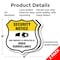 Signmission Security Notice Shield Sign This Propert, 6 inch X 6 inch, Plastic Sign, 2PK SHI-P-2PACK-6-461 - alternate 4