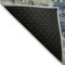 Homeroots 8' Navy Blue And Beige Round Abstract Washable Indoor Outdoor Area Rug 630695 - alternate 5