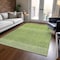 Homeroots 8' X 10' Lime Green And Ivory Chevron Washable Indoor Outdoor Area Rug 612277 - alternate 4