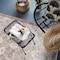 World Rug Gallery Beige Floral Medallion Washable Rug - Low Pile, Non-Slip 2 ft x 3 ft WR174BEIGE2X3 - alternate 3
