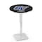 Holland Bar Stool Co 42" Chrome Grand Valley State Pub Table, 36" dia. Top L217C4236GVStUn - alternate 1