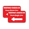 Signmission Testing Check-in Form Single Line Left Arrow, 12'' X 18'' 2 Signs, Heavy Gauge Aluminum, 2PK A-1218-2PACK-25475 - alternate 1