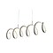 Jonathan Y Ali 31" Dimmable Adjustable Integrated LED Metal Linear Pendant, Chrome JYL7024A - alternate 1