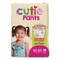 Cuties CutiePants Refastenable Training Pants for Girls, Size 4T-5T, 38 lbs to 50 lbs, 76PK CR9008 - alternate 1