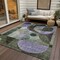 Homeroots 5' X 8' Olive Green Purple And Gray Geometric Washable Indoor Outdoor Area Rug 604415 - alternate 5