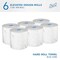 Kimberly-Clark Motion Activated Core Hard Paper Towel Dispenser With Paper Towel Roll Refill 6 PK 58720, 25702 - alternate 3