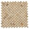 Apollo Tile Splendor 12x12 Miele Porcelain Mosaic Onyx Basketweave Wall and Floor Tile (4.84 sq ft/case), 5PK APLIMPONXMILMO - alternate 1