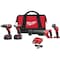 Milwaukee Tool M18 Cordless LITHIUM-ION 4-Tool Combo Kit w/ M18 SAWZALL Recip Saw 2696-24 - alternate 1