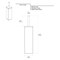 Gatco Elegant Square Stainless Steel Toilet Brush Holder, Satin Nickel 1489 - alternate 2