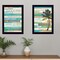 Homeroots Set Of Two Live In The Moment Beachy Black Framed Print Wall Art, 2PK 405743 - alternate 3