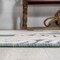 Jonathan Y Tobago High-Low Two-Tone Monstera Leaf Blue/Ivory 3 ft. x 5 ft. Indoor/Outdoor Area Rug HWC100C-3 - alternate 7