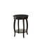 Homeroots 24" Black Wood Round End Table With Drawer And Shelf 286302 - alternate 3