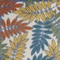 Homeroots 3' X 5' Ivory Yellow Orange Green And Blue Palm Leaf Indoor Outdoor Area Rug 545024 - alternate 7