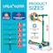 Lifemaster 3-Wheel Kids Scooter, LED Deck and Wheels, 5-Height Handlebar, Ages 3+, Green Blue LMLUSW59 - alternate 8