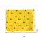 Homeroots 50" X 70" Yellow And Black Floral Cotton Quilted Kantha Throw Blanket with Embroidery 544553 - alternate 3