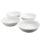 Gibson Home Wide 8.75 in. Stoneware Dinner and Serving Bowls in White, 4PK 122923.02 - alternate 3