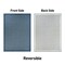 World Rug Gallery Contemporary Bordered Weather Resistant Reversible Indoor/Outdoor Rug 2 ft x 7 ft Blue WR111BLUE2X7 - alternate 6