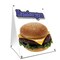 Signmission Hamburger, 36 Inch x 24 Inch A-frame Yard Sign, Plastic Sign SBC-2436-Hamburger - alternate 1
