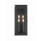 Z-Lite Nova 4 Light Outdoor Wall Light, Black/Clear, 8.25 In W x 24.5 In H 5018B-BK - alternate 4