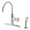 Kingston Brass Single-Handle Kitchen Faucet, Polished Chrome KSD2431RNX - alternate 1