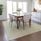 Homeroots 3' X 5' Artichoke Green And Ivory Geometric Washable Indoor Outdoor Area Rug 602401 - alternate 3
