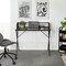 Homeroots 47" Black Wood and Metal X-Shape Computer Desk 568034 - alternate 5