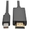 Tripp Lite 3FT MINI DISPLAYPORT TO HDMI CONVERTER CABLE MDP-HDMI M/M 1080P P586-003-HDMI - alternate 1