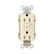 Pass & Seymour Spec Grade Tamper-Resistant GFCI Receptacle, 15A, Light Almond 1595-TRALA - alternate 1