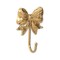 Homeroots 4in Gold Cast Iron Bow Wall Hook 724072 - alternate 4