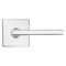 Kwikset Signature Series 154HFL SQT26 Passage Closet Lever, 41532 in L Lever, Polished Chrome 720HFL SQT-26 - alternate 4
