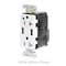 Leviton Lev-Lok HG/TR Dup USB A-A 20A 125V Blk M58AA-HGE - alternate 2