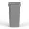 Regal Altair 23 Gallon Square Gray Plastic Trash Can, Vent Channel Design ZR-TC-100-SQ23GR - alternate 4