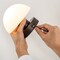Jonathan Y Zoe 5.75" Modern Minimalist Iron Rechargeable Integrated Portable LED Table Lamp, Nickel/White JYL7113B - alternate 10