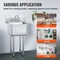 Vevor Commercial Utility and Prep Sink 1 Compartment Stainless Steel Backsplash S1C-151512 - alternate 5