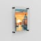 Fab Glass And Mirror Double Panel Acrylic Floating Wall Frame Size: 15in x21 for Art 11in x17in Black F2AC3M15X21BL - alternate 5