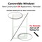 Factory 2U Windows Single Hung Impact Window 24in x 36in, White Vinyl, LowE Laminated Glass Argon Fill 803994 - alternate 5