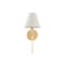 Hudson Valley Lighting Warrensburg 6.5 in. Wall Sconce Vintage Gold Leaf 5716-VGL - alternate 4