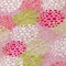 Homeroots 8' Pink Green And Ivory Round Polka Dot Washable Indoor Outdoor Area Rug 594276 - alternate 5